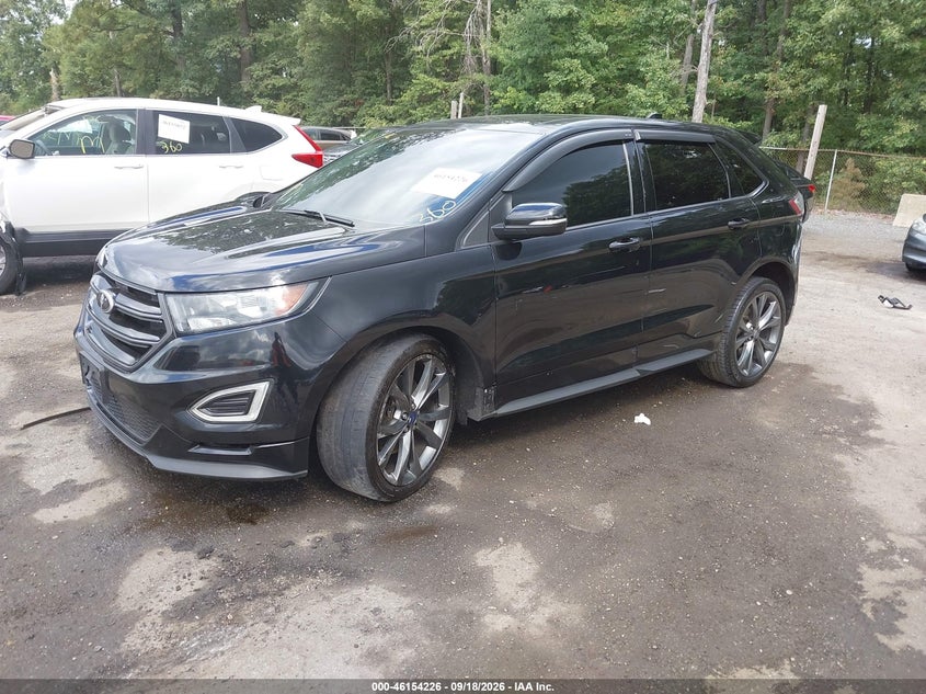 Vin: 2fmpk4ap6gbb47004, lot: 46654025, ford edge sport 20162