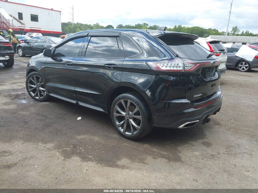 Vin: 2fmpk4ap6gbb47004, lot: 46654025, ford edge sport 20163