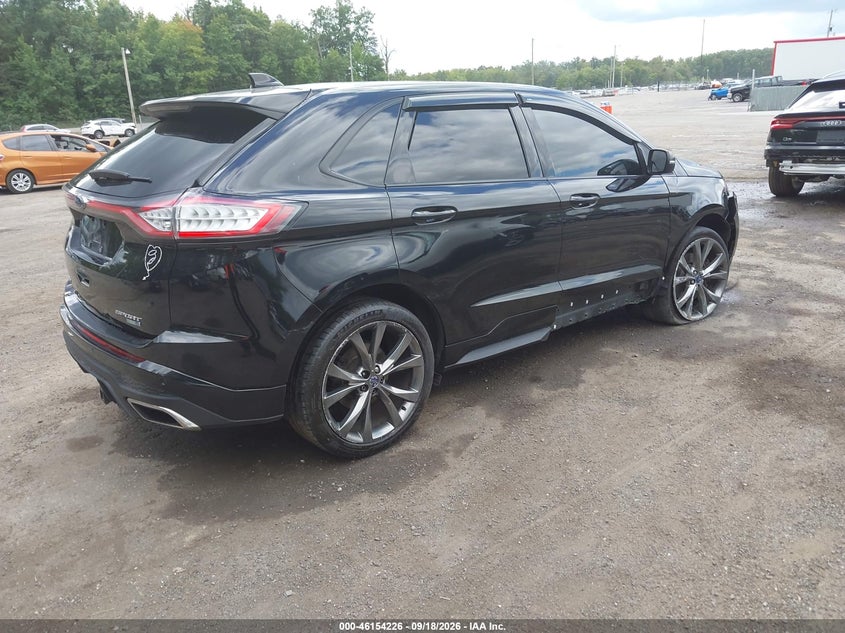 Vin: 2fmpk4ap6gbb47004, lot: 46654025, ford edge sport 20164