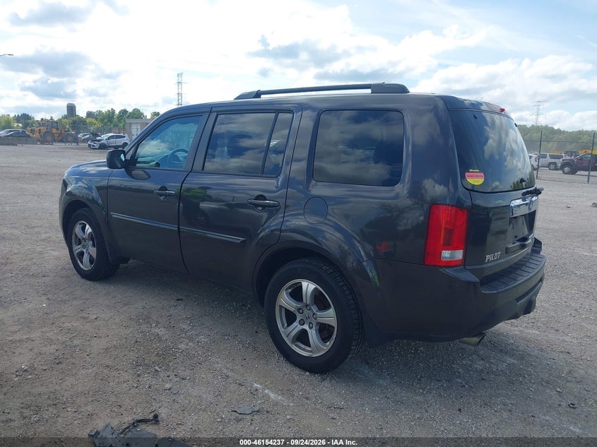 Vin: 5fnyf4h53eb031101, lot: 46654036, honda pilot ex-l 20143