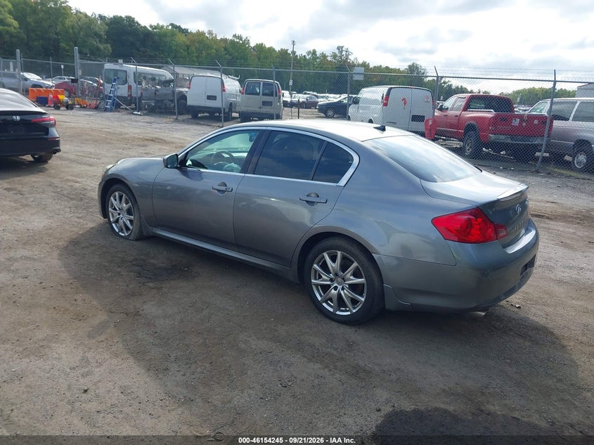 Vin: jn1cv6arxam450850, lot: 46654044, infiniti g37x 20103
