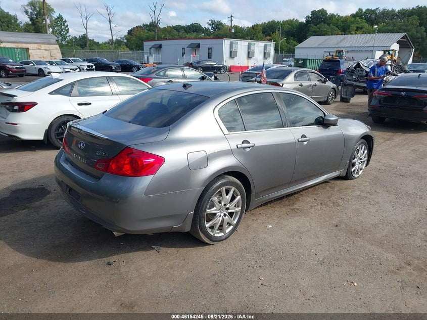 Vin: jn1cv6arxam450850, lot: 46654044, infiniti g37x 20104