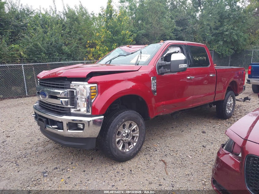 Vin: 1ft7w2b61ked08942, lot: 46654073, ford f-250 xlt 20192