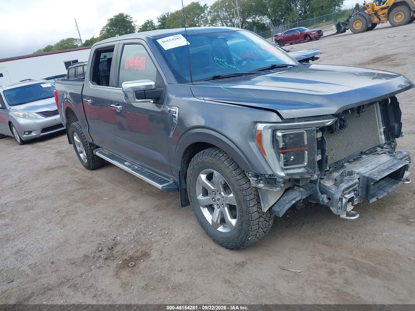 Vin: 1ftfw1e87nkd40190, lot: 46654078, ford f-150 lariat 2022 img_1