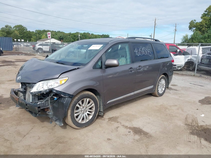 Vin: 5tdyk3dc5es518113, lot: 46654104, toyota sienna xle v6 8 passenger 20142