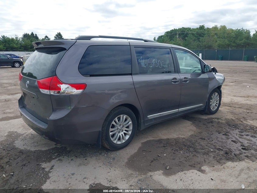 Vin: 5tdyk3dc5es518113, lot: 46654104, toyota sienna xle v6 8 passenger 20144
