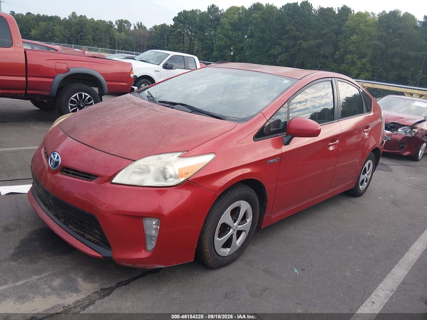 Vin: jtdkn3du9c1574474, lot: 46654127, toyota prius two 20122