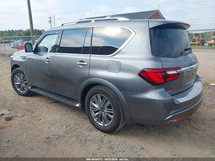 Vin: jn8az2af1m9716372, lot: 46654171, infiniti qx80 luxe 20213