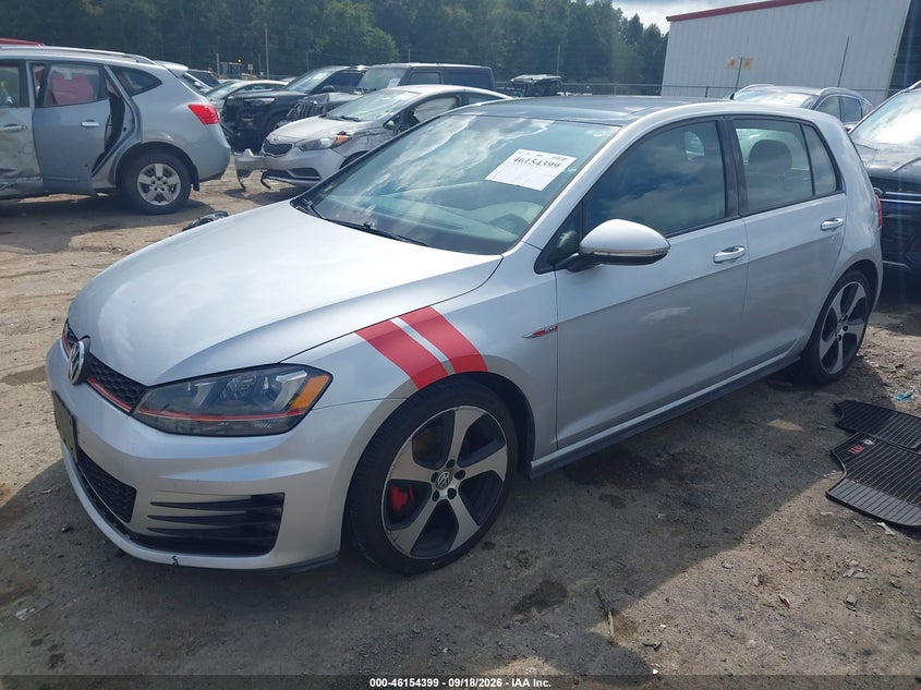 Vin: 3vw4t7au2gm031368, lot: 46654198, volkswagen golf gti se 4-door 20162