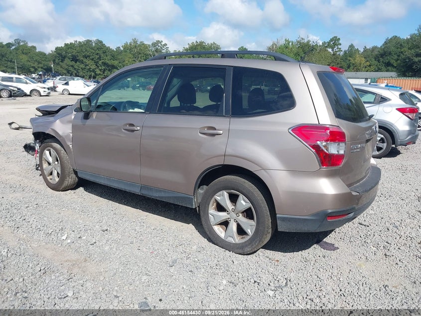 Vin: jf2sjadc5fh590210, lot: 46654229, subaru forester 2.5i premium 20153