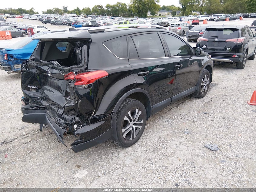 Vin: 2t3bfrev4hw542578, lot: 46654247, toyota rav4 le 20174