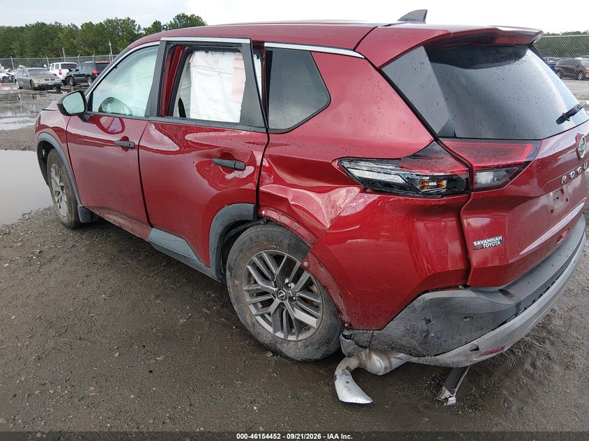 Vin: 5n1bt3aa4pc809871, lot: 46654251, nissan rogue s fwd 20233