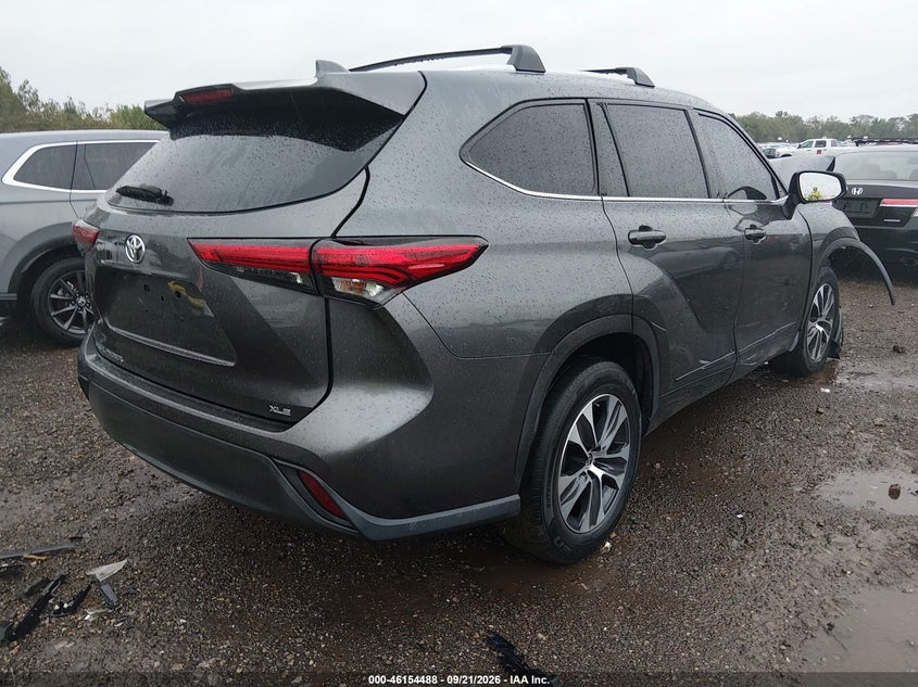 Vin: 5tdgzrah3ls003490, lot: 46654287, toyota highlander xle 20204