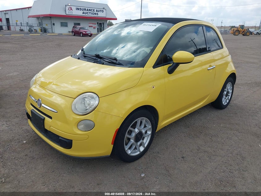 Vin: 3c3cffdr9ct120155, lot: 46654307, fiat 500c pop 20122