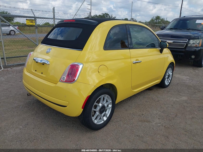 Vin: 3c3cffdr9ct120155, lot: 46654307, fiat 500c pop 20124