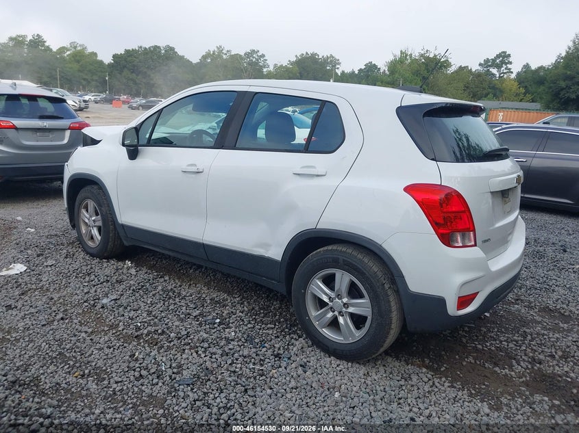 Vin: 3gncjksb3kl405142, lot: 46654329, chevrolet trax ls 20193