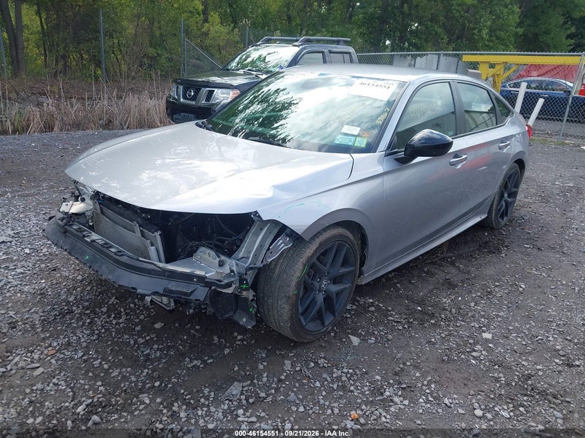 2024 Honda Civic Sport, Front End, IAAI, VIN 2HGFE2F54RH535918 — photo 2