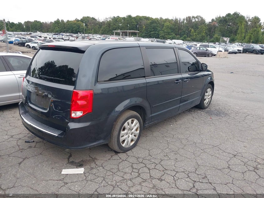 Vin: 2c4rdgbg1er406302, lot: 46654355, dodge grand caravan se 20144