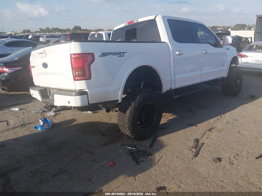 Vin: 1ftew1eg1fkd60021, lot: 46654361, ford f-150 lariat 20154