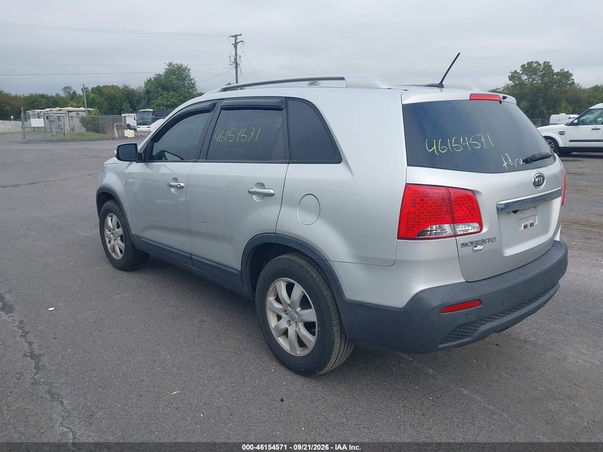 Vin: 5xykt3a67dg358104, lot: 46654370, kia sorento lx 20133