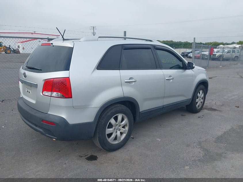 Vin: 5xykt3a67dg358104, lot: 46654370, kia sorento lx 20134
