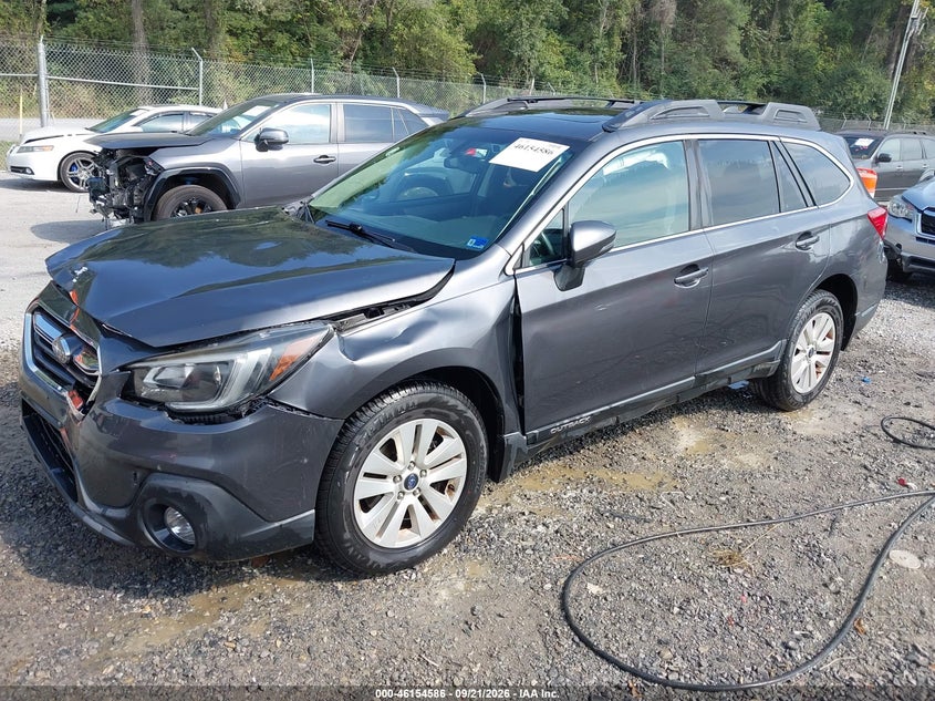 Vin: 4s4bsahc0j3318168, lot: 46654385, subaru outback 2.5i premium 20182