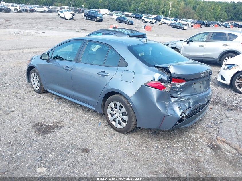 Vin: 5yfepmae5mp211709, lot: 46654400, toyota corolla le 20213