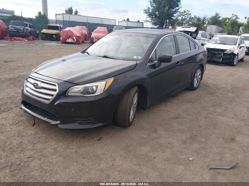 Vin: 4s3bnad63f3049165, lot: 46654401, subaru legacy 2.5i premium 20152