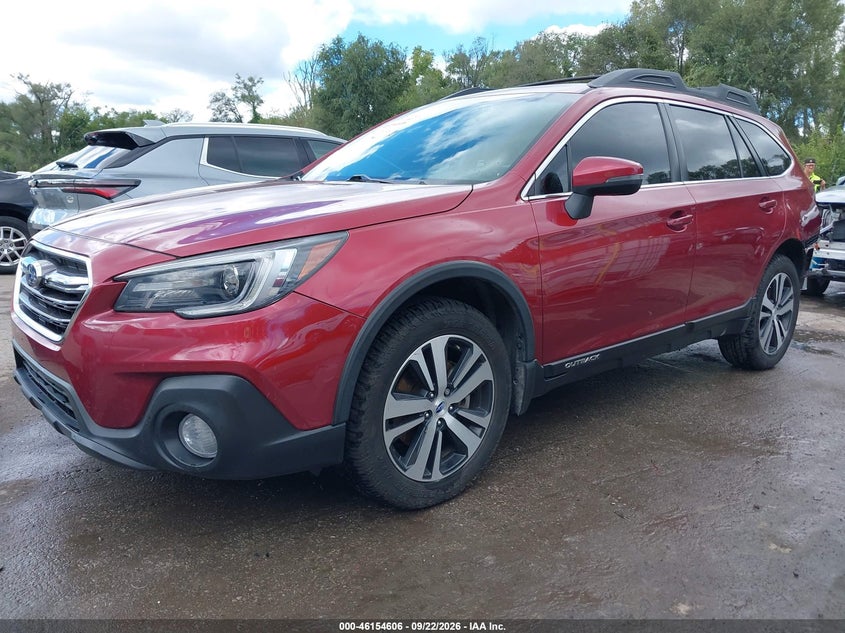 2019 Subaru Outback, Удар ззаду, IAAI, VIN 4S4BSENC1K3364542 — фото 2