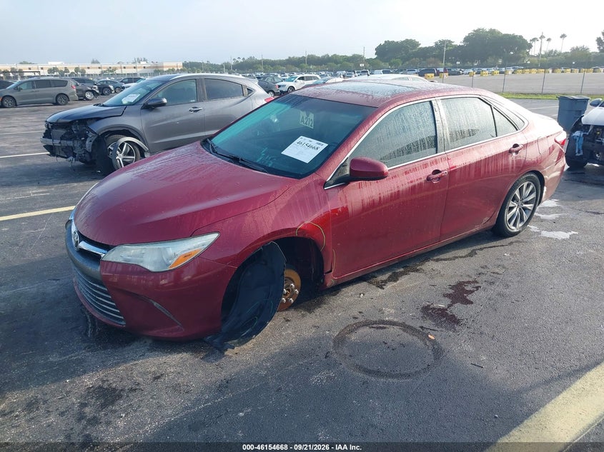 Vin: 4t1bf1fkxhu697926, lot: 46654467, toyota camry xle 20172