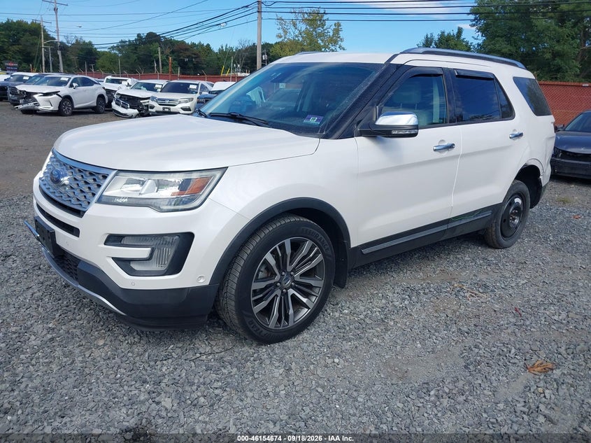 Vin: 1fm5k8ht6gga60164, lot: 46654473, ford explorer platinum 20162