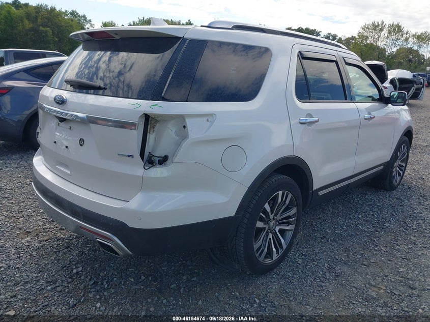 Vin: 1fm5k8ht6gga60164, lot: 46654473, ford explorer platinum 20164