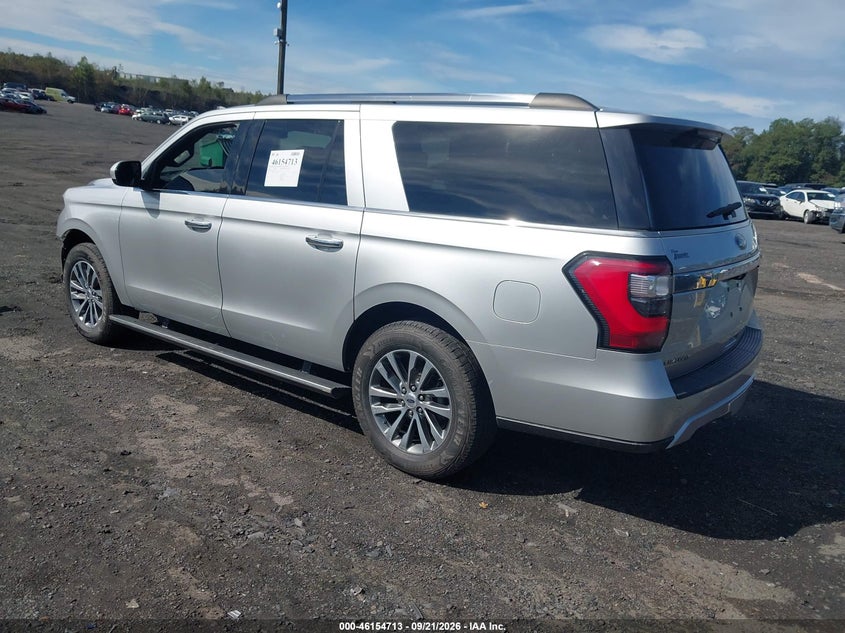 Vin: 1fmjk2at8jea10987, lot: 46654512, ford expedition max limited 20183
