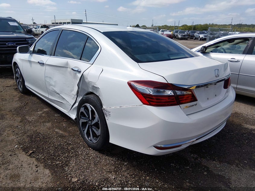 Vin: 1hgcr2f88ha157455, lot: 46654530, honda accord ex-l 20173