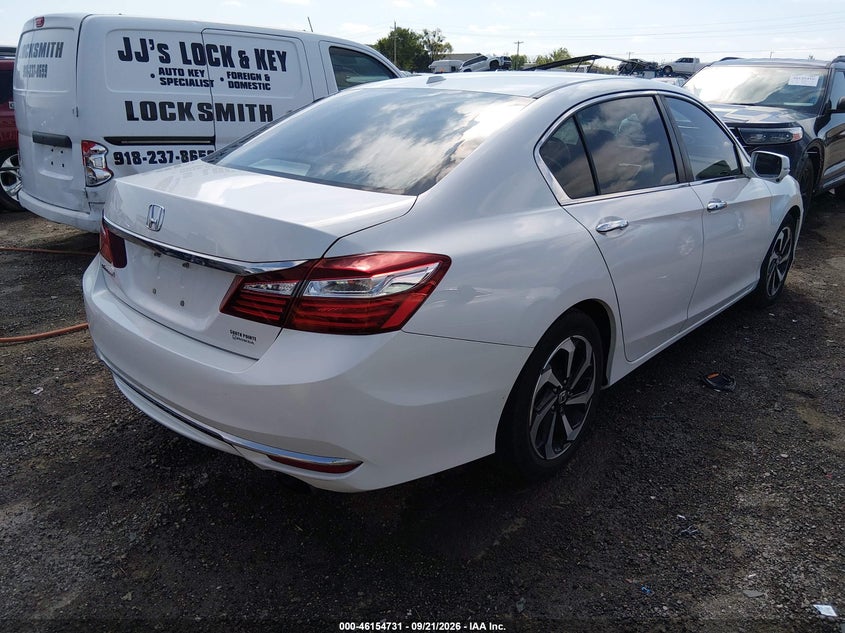 Vin: 1hgcr2f88ha157455, lot: 46654530, honda accord ex-l 20174