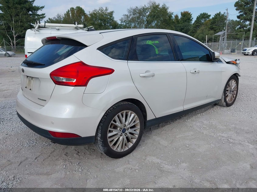 Vin: 1fadp3n23gl307945, lot: 46654532, ford focus titanium 20164