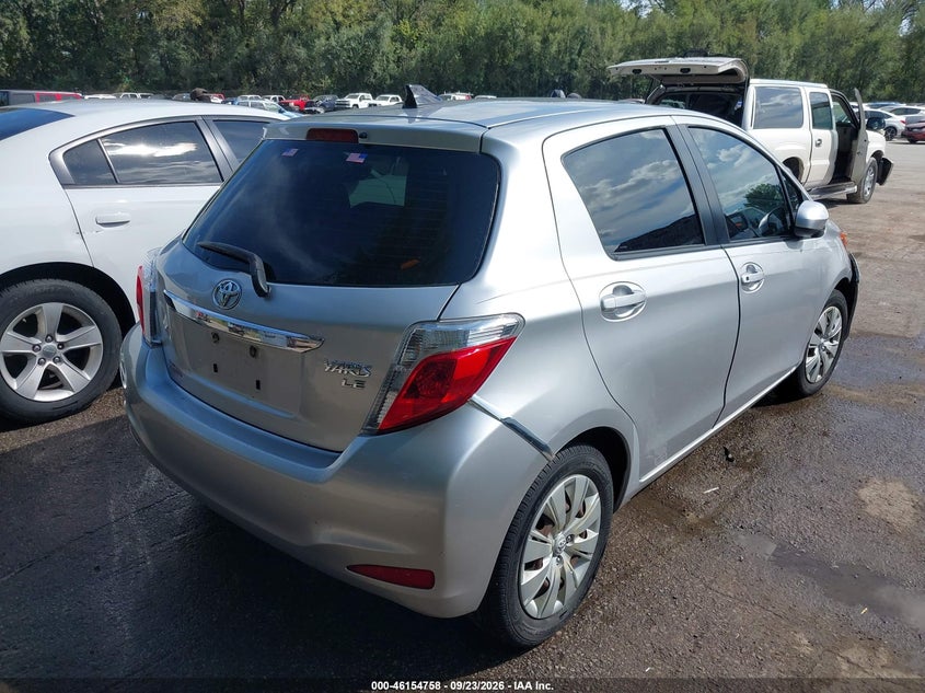 Vin: jtdktud30dd564869, lot: 46654557, toyota yaris le 20134