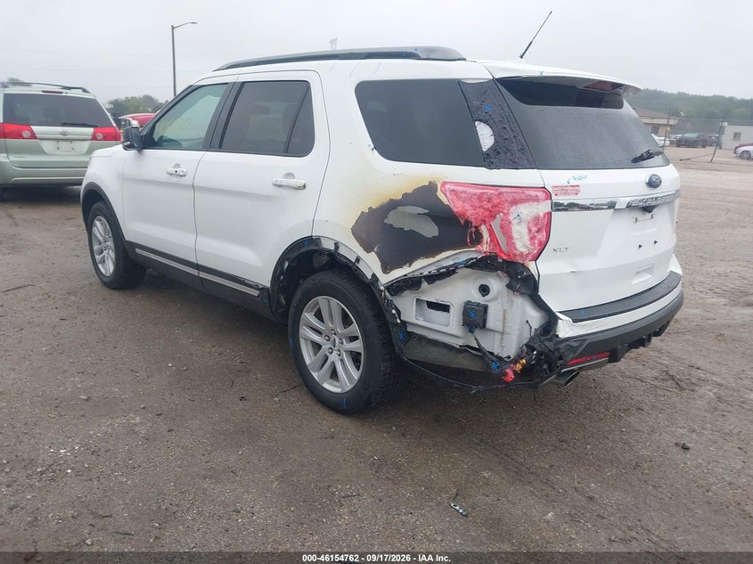 Vin: 1fm5k8dh8kgb22089, lot: 46654561, ford explorer xlt 20193