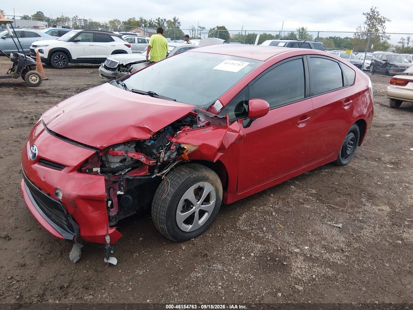 Vin: jtdkn3du4c5456695, lot: 46654562, toyota prius three 20122