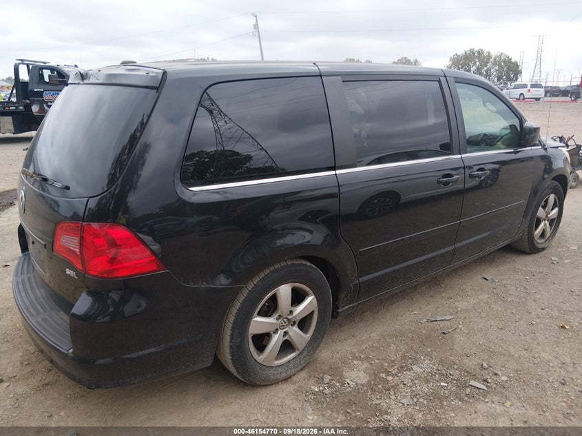 Vin: 2v4rw5dx9ar184605, lot: 46654569, volkswagen routan sel 20104