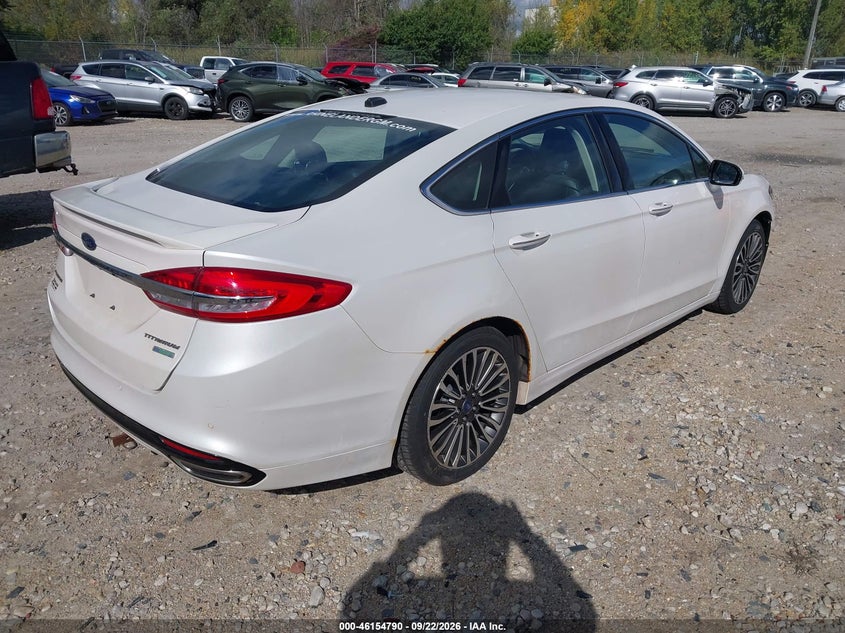 Vin: 3fa6p0k94hr148798, lot: 46654589, ford fusion titanium 20174