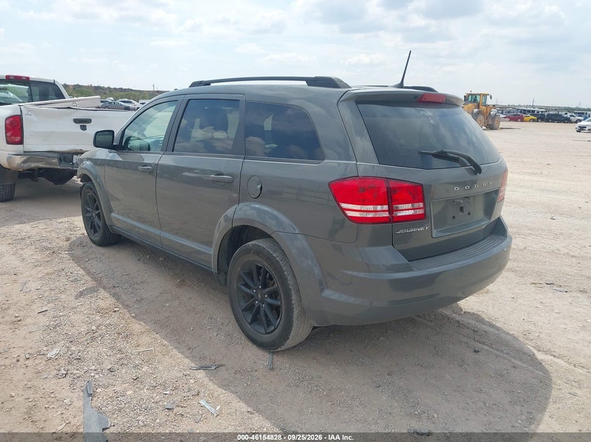 Vin: 3c4pdcab7lt280429, lot: 46654627, dodge journey se value 20203