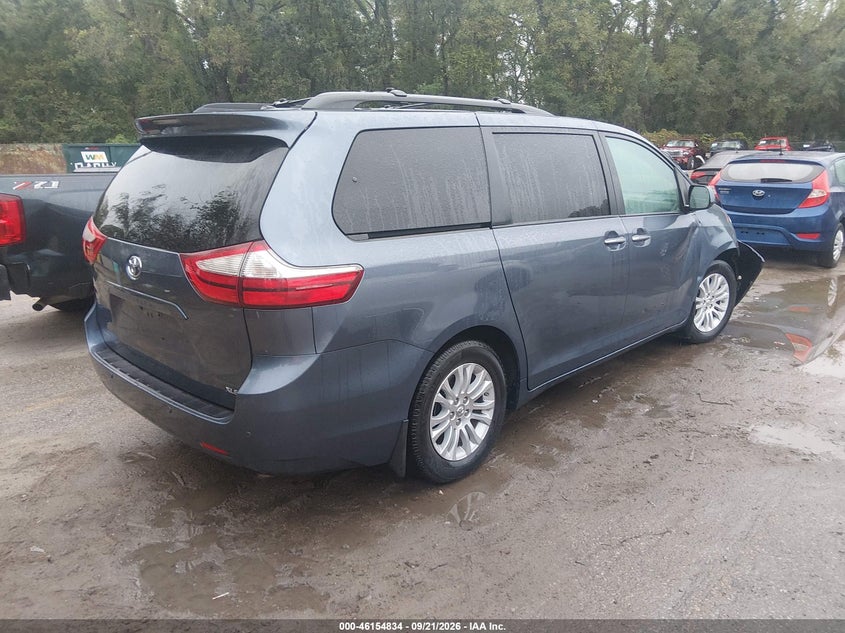Vin: 5tdyz3dc9hs778210, lot: 46654633, toyota sienna xle 8 passenger 20174