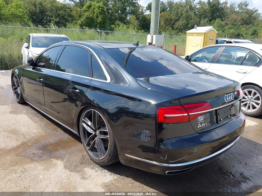 Vin: wau34afd3gn003180, lot: 46654635, audi a8 l 3.0t 20163