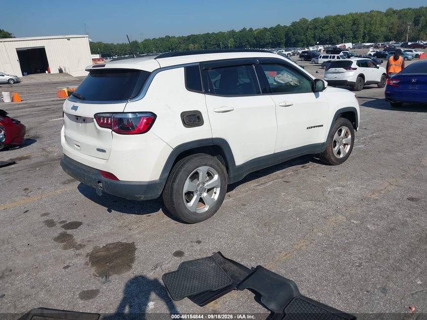 Vin: 3c4njdbb1mt578612, lot: 46654643, jeep compass latitude 20214