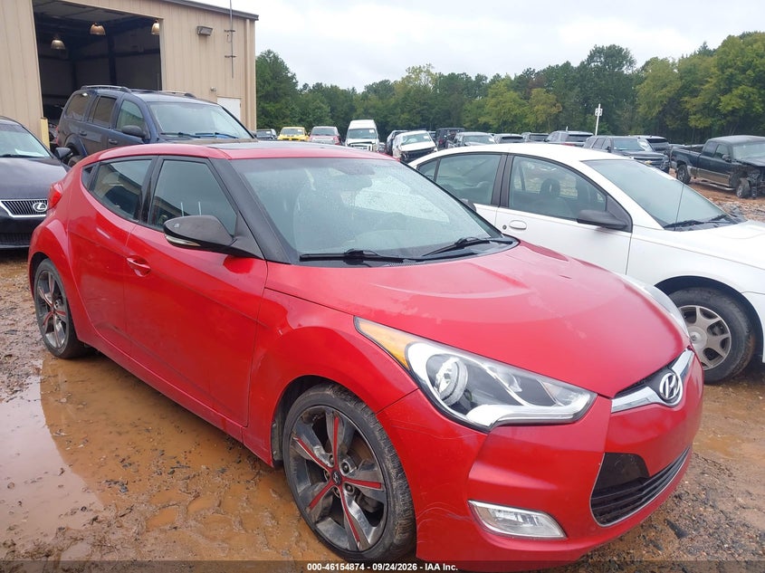 Vin: kmhtc6ad2hu320493, lot: 46654673, hyundai veloster value edition 2017 img_1