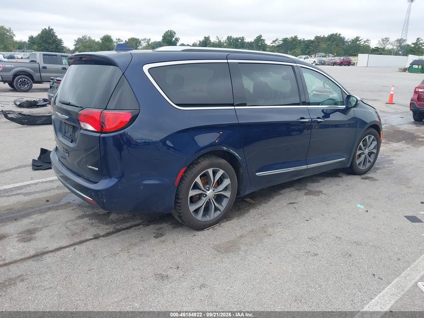 Vin: 2c4rc1gg9hr689254, lot: 46654721, chrysler pacifica limited 20174