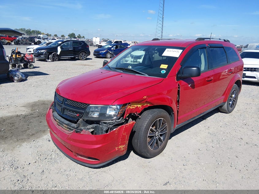 Vin: 3c4pdcabxjt490777, lot: 46654725, dodge journey se 20182