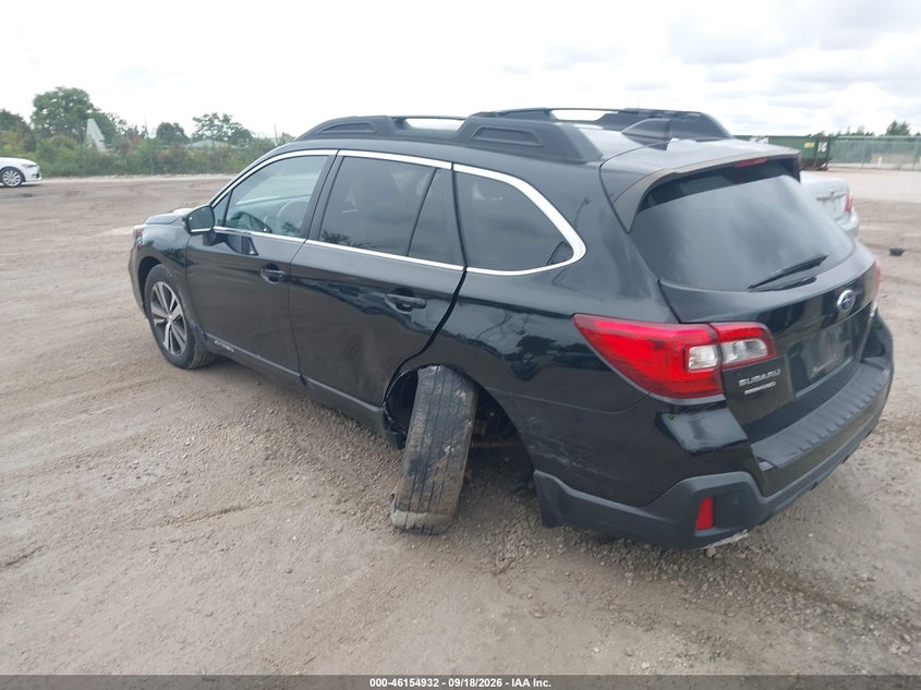 Vin: 4s4bsanc3k3377219, lot: 46654731, subaru outback 2.5i limited 20193