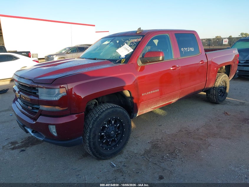 Vin: 3gcukrec3gg247439, lot: 46654737, chevrolet silverado 1500 2lt 20162